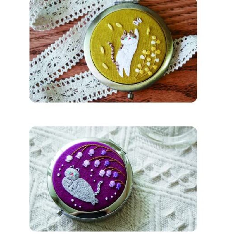 にゃんにゃん猫刺繍 | necoya books web store