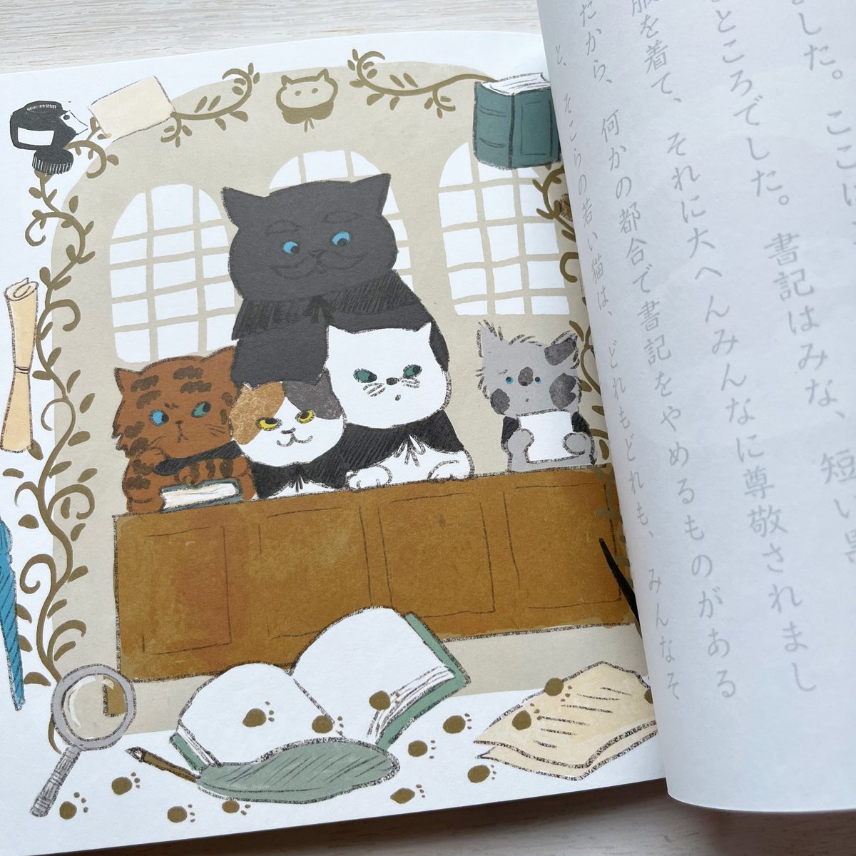 ガラスペンでなぞりがき 猫の文学 | necoya books web store