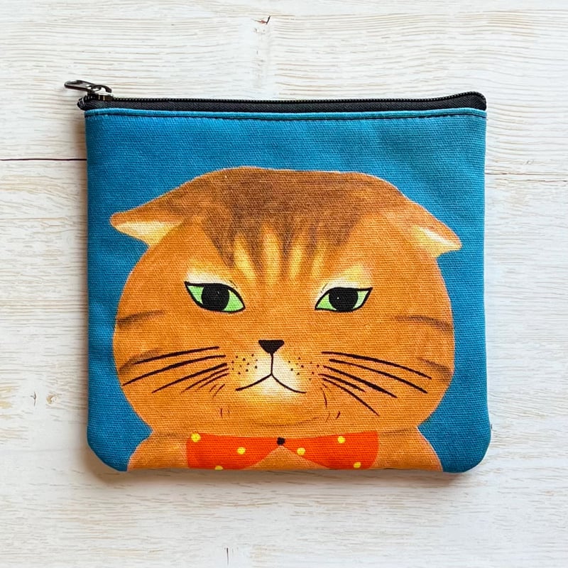 韓国雑貨】ハンドメイド猫ポーチ | necoya books web store