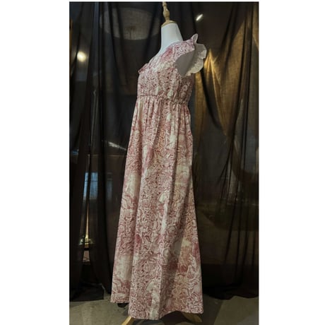 Frill/French sleeve dress 819589-R