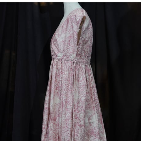 Frill/french sleeve dress　819589－H