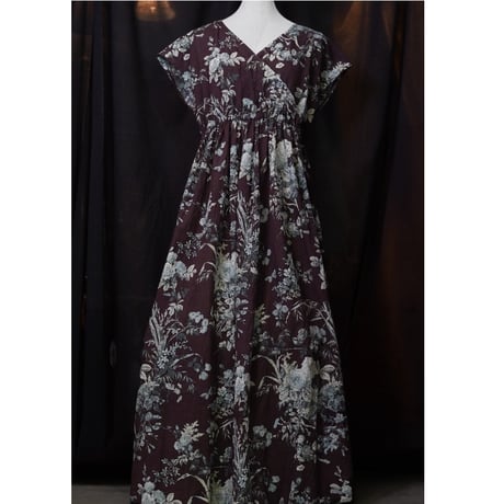 Frill/French sleeve dress  KS356072-C