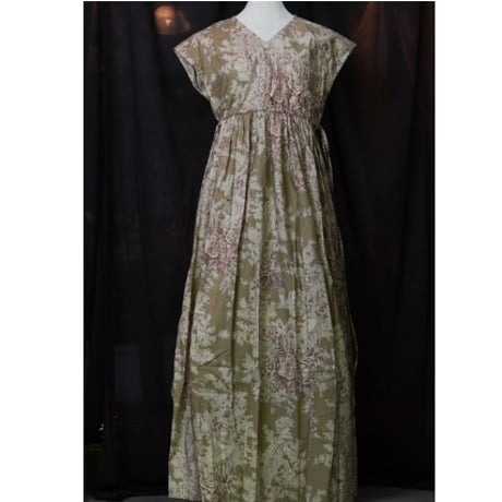 Frill/French sleeve dress KS-019-C