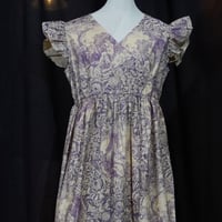 Frill/French sleeve dress 819589－A