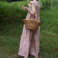 Frill/french sleeve dress　819589－H
