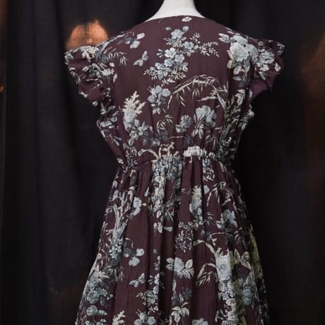 Frill/French sleeve dress  KS356072-C