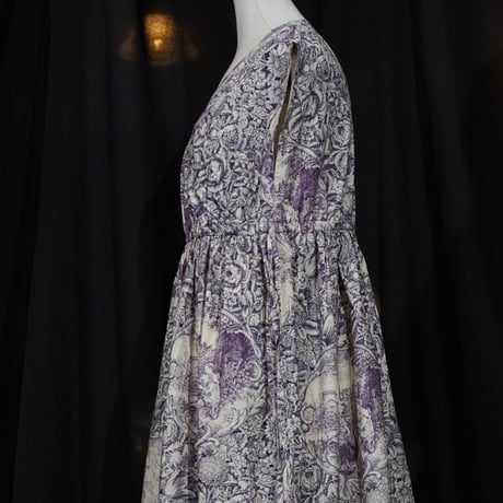 Frill/French sleeve dress 819589-Q