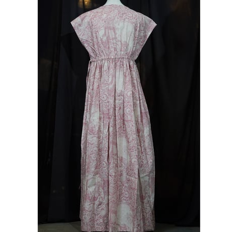 Frill/french sleeve dress　819589－H