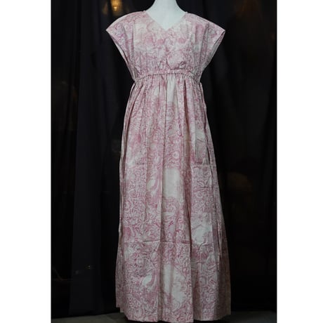 Frill/french sleeve dress　819589－H