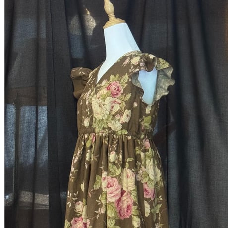 Frill/French sleeve dress 449926-A