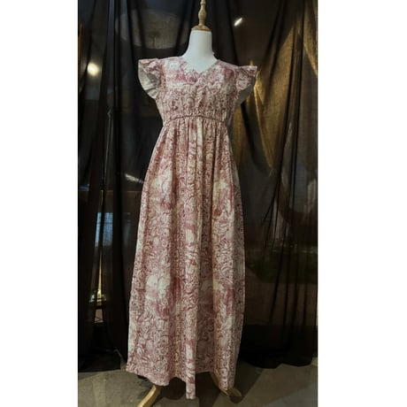Frill/French sleeve dress 819589-R