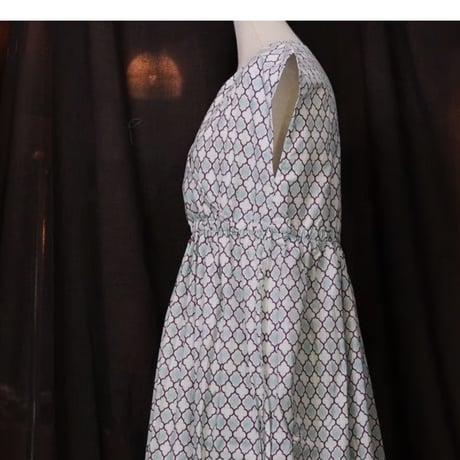 Frill/French sleeve dress  EG116512-A