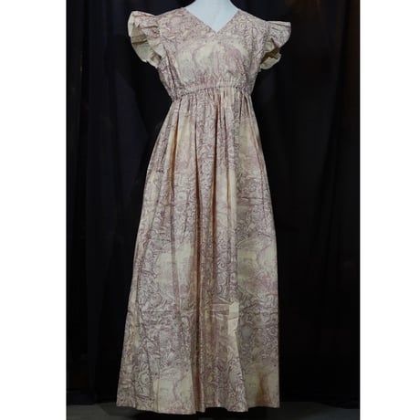 Frill/French sleeve dress 819589-W