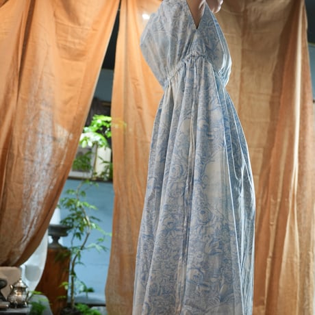 Frill/French sleeve dress　819589-T