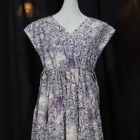 Frill/French sleeve dress 819589-Q