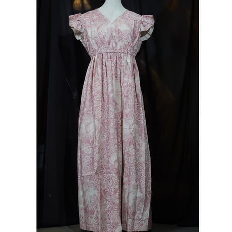 Frill/french sleeve dress　819589－H