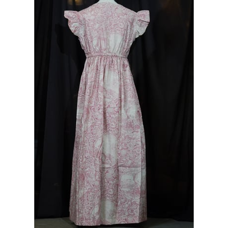 Frill/french sleeve dress　819589－H