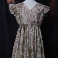 Frill/French sleeve dress KS-019-C
