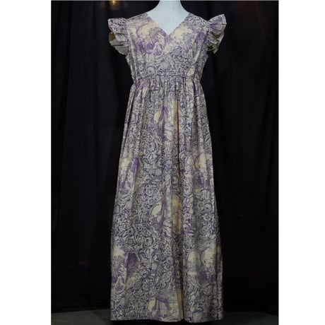 Frill/French sleeve dress 819589－A