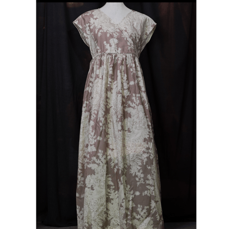 Frill/French sleeve dress KS24-019-D