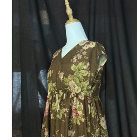 Frill/French sleeve dress 449926-A