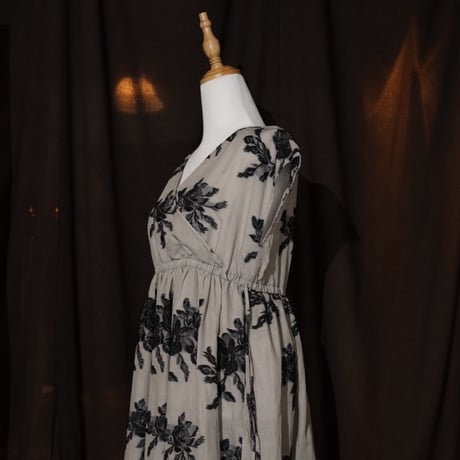 sleeve less/French sleeve dress  918538-N