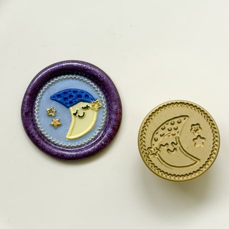 h215 original stamp head 【moon patch】