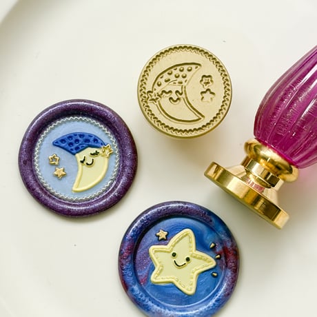 h215 original stamp head 【moon patch】