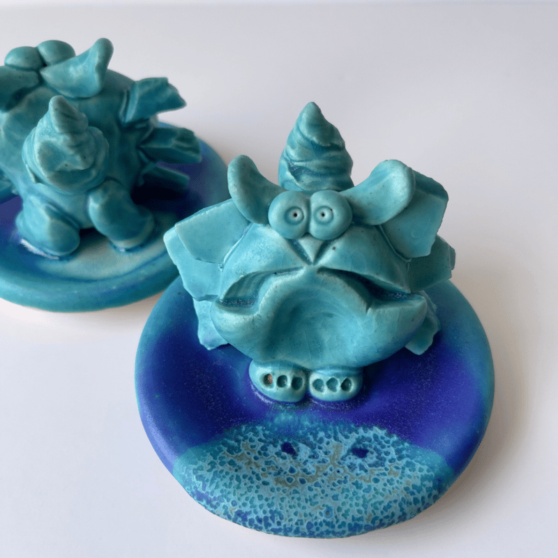 うるま陶器 シーサーセット（ペア） | okinawa blue collection