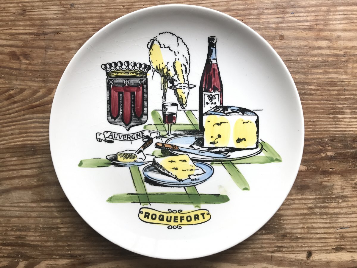 GIEN ヴィンテージ フロマージュプレート 6枚セット GIENフロマージュ
