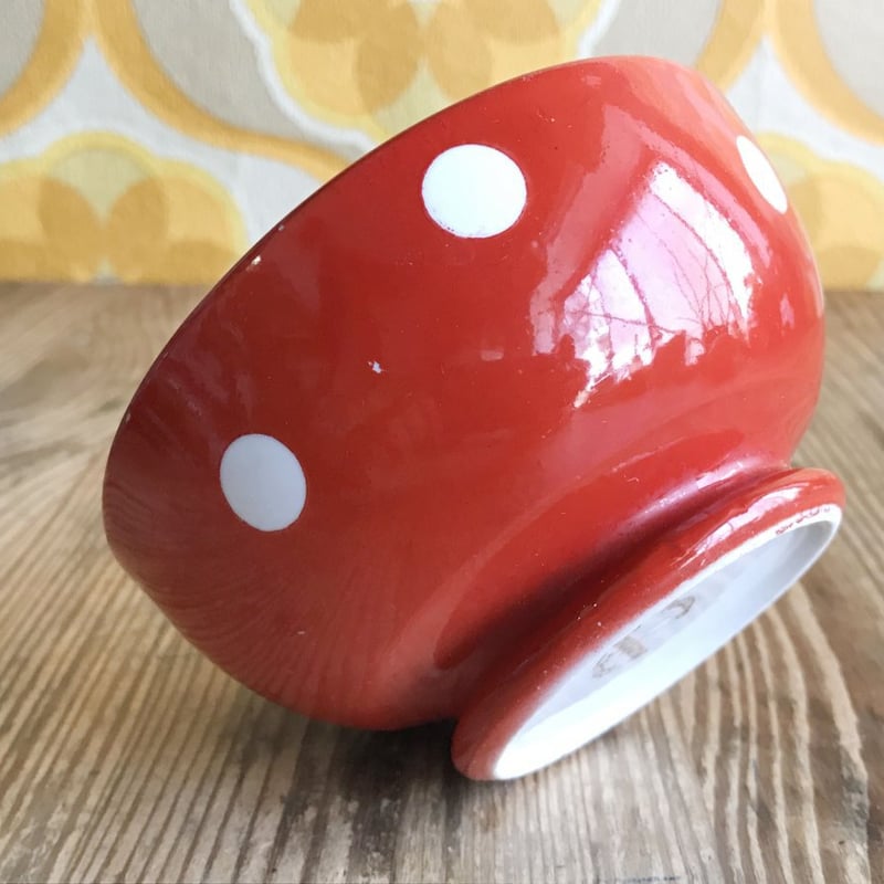 LONGCHAMP 水玉ボウル3個セット（赤・黄・緑）ヴィンテージ LONGCHAMP