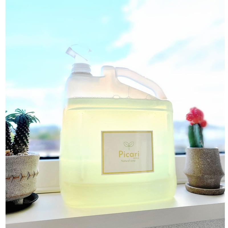 多機能洗剤ピカリゴールド(picari GOLD) 4L 1本 ノズルキャップ