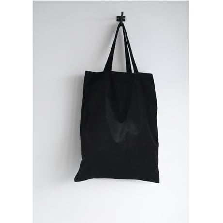 OMT PRINT VELVET TOTE BAG/black