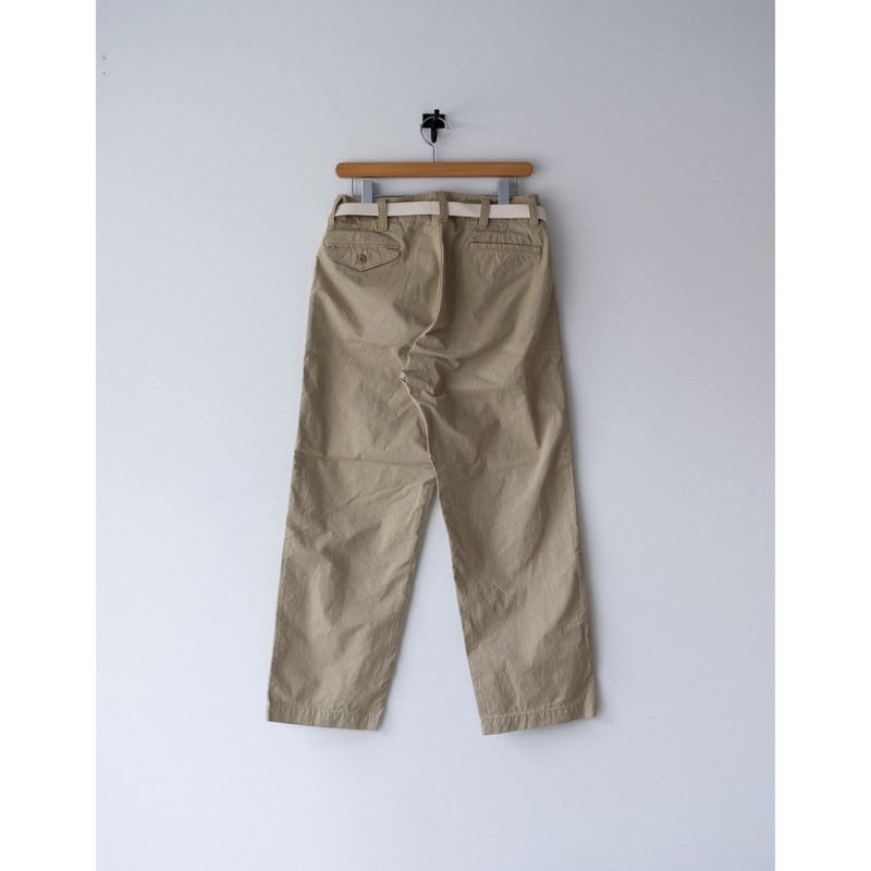 MASTER&Co ベルト付 チノパンツ MASTER&CO. ベルト付きチノパンツ/beige | ANOUCK
