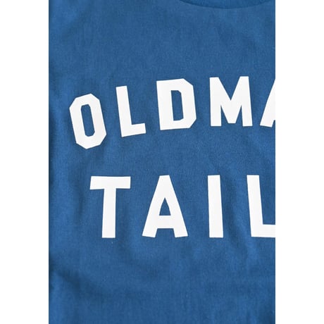 OMT RUBBER PRINT CREW L/S TEE/blue