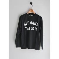 OMT RUBBER PRINT CREW L/S TEE/black