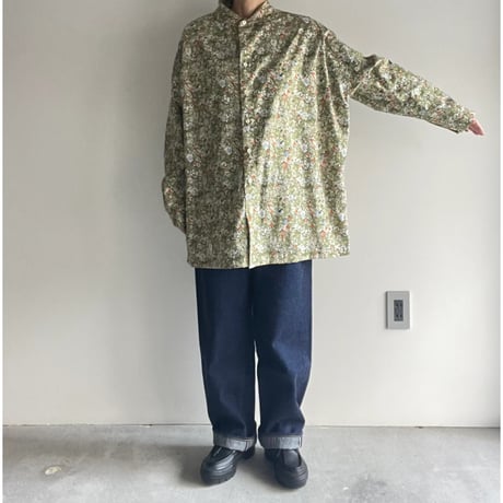 R&D.M.CO- WILD BERRY FIELD LAWN OVERSIZED SHIRT