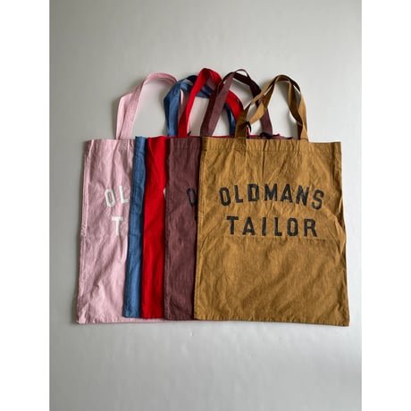 OMT PRINT TOTE BAG GARMENT DYE