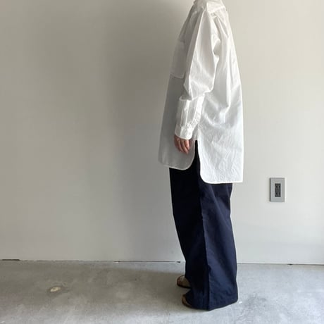 YAECA CANVAS DSIGN スタンドカラーシャツ