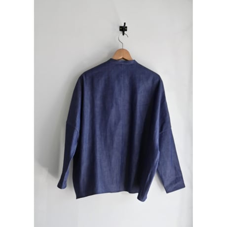 R&D.M.CO- COTTON DENIM BAGGY SHIRT