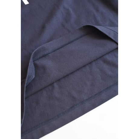 OMT RUBBER PRINT CREW L/S TEE/navy