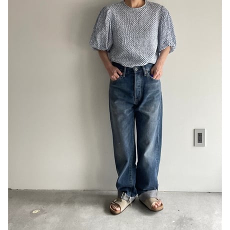 R&D.M.CO- TRELLIS C.S BALLOON SLEEVE BLOUSE