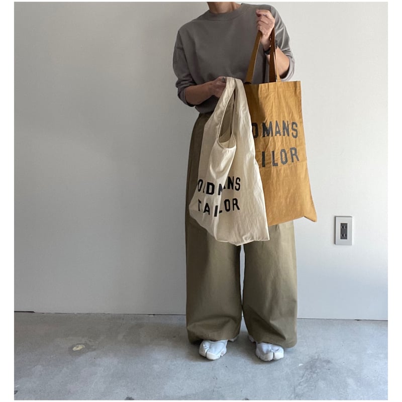 OMT PRINT TOTE BAG GARMENT DYE | ANOUCK