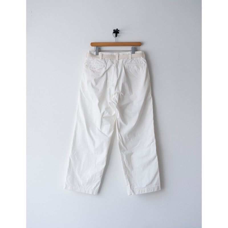 saro 購入　MASTER&Co. ペイントチノパンツ/ホワイト・S saro 購入 MASTER&Co. ペイントチノパンツ/ホワイト・S