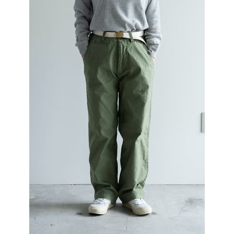 MASTER&CO. ベルト付きチノパンツ/olive