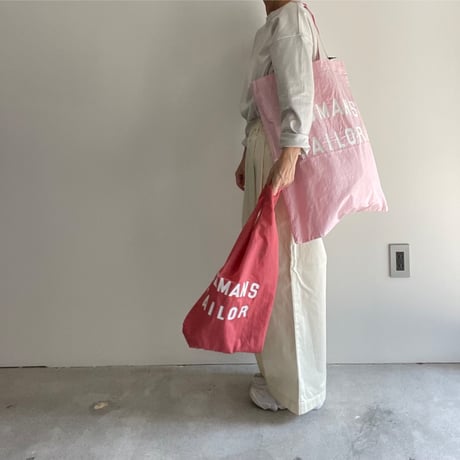 OMT PRINT TOTE BAG GARMENT DYE