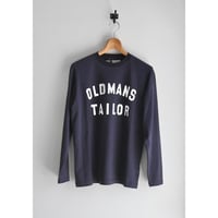 OMT RUBBER PRINT CREW L/S TEE/navy