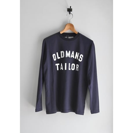OMT RUBBER PRINT CREW L/S TEE/navy