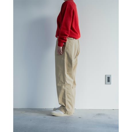 MASTER&CO. ベルト付きチノパンツ/beige