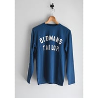 OMT RUBBER PRINT CREW L/S TEE/blue